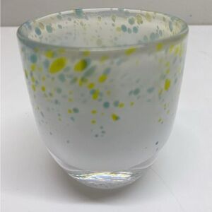 Colorful Speckled Glassybaby